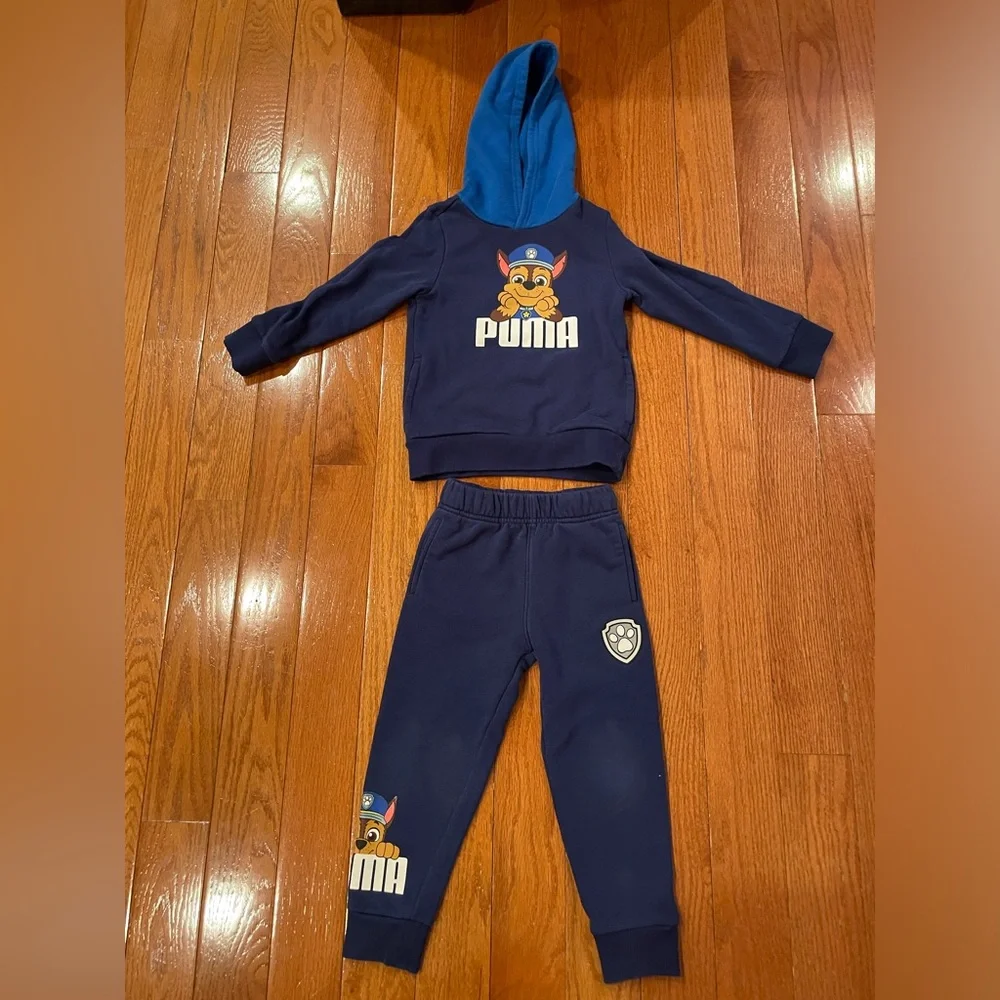 PUMA x PAW PATROL Toddler Sweatsuit Size 4 - Picture 1 of 6